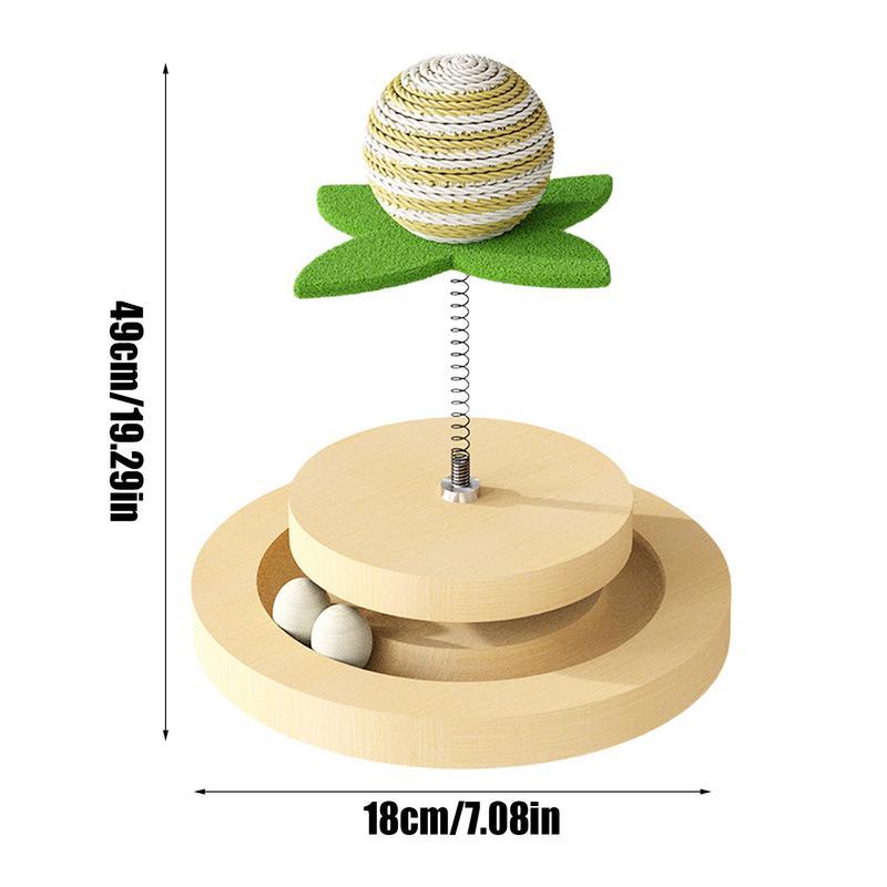 Cat Toy Spring with Ball track