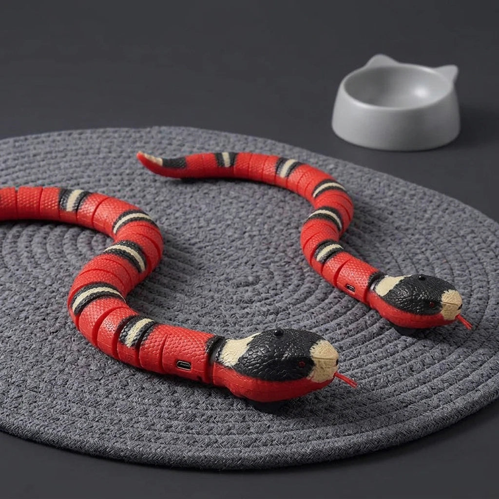 Smart Electric Cat Snake Toy — snake in motion