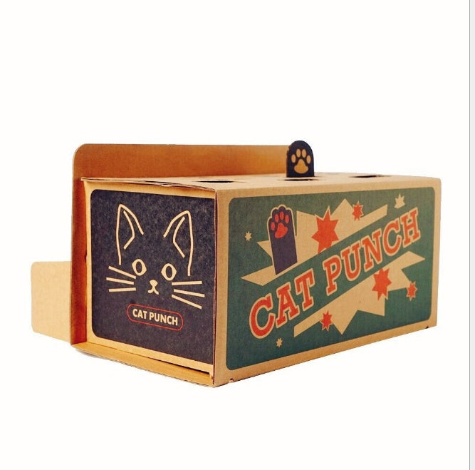 Cat peekaboo box!