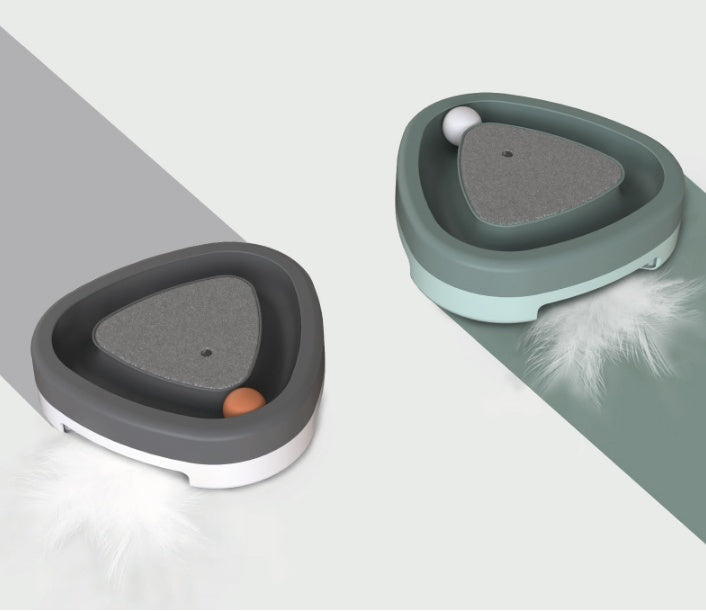 Cat ball track with smart turntable!