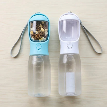 3-in-1 Portable Dog Water Bottle with Waste Bag Dispenser