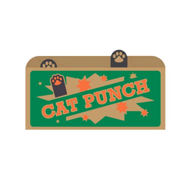 Cat peekaboo box!