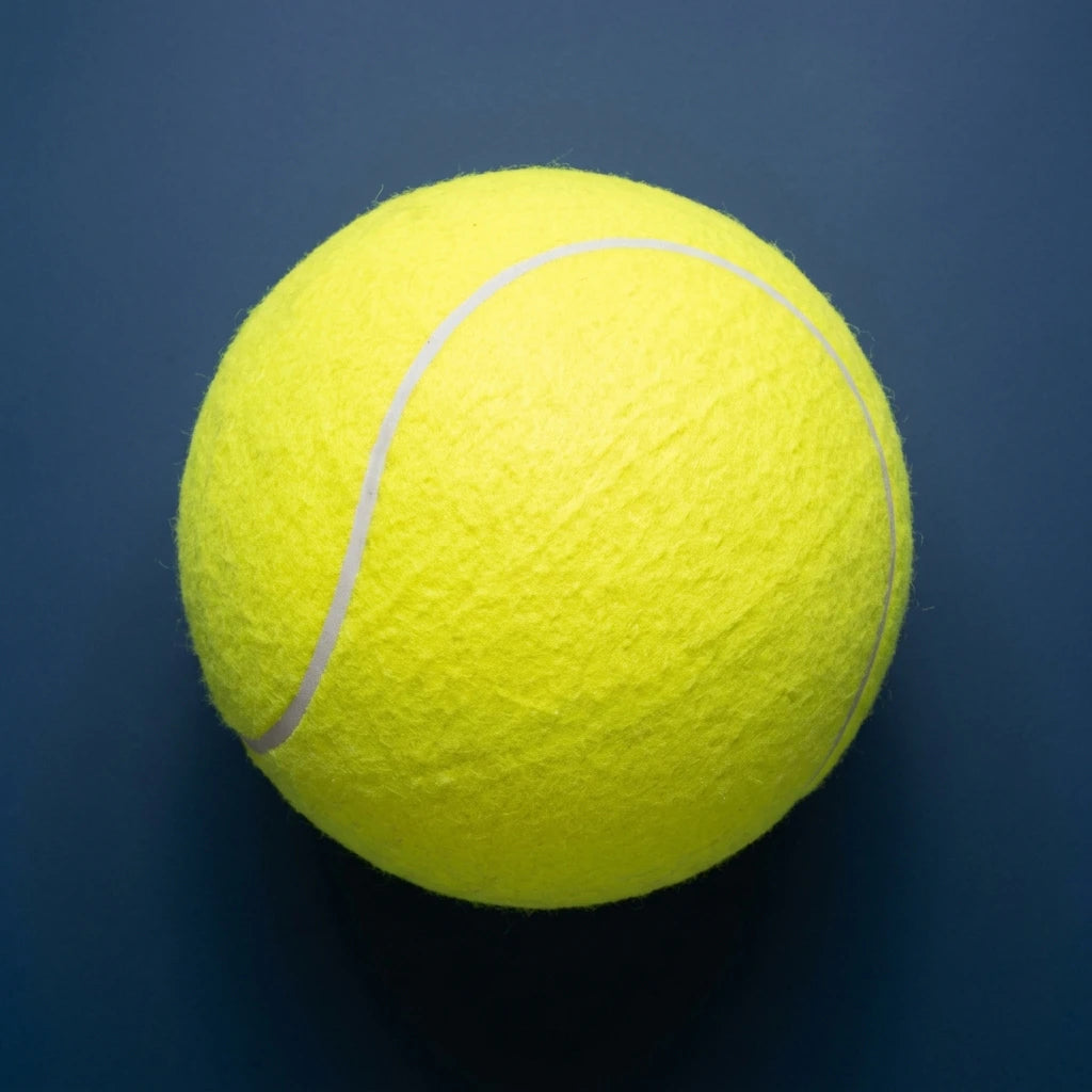 Giant Tennis Ball for Dogs — texture detail