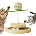 Cat Toy Spring with Ball track