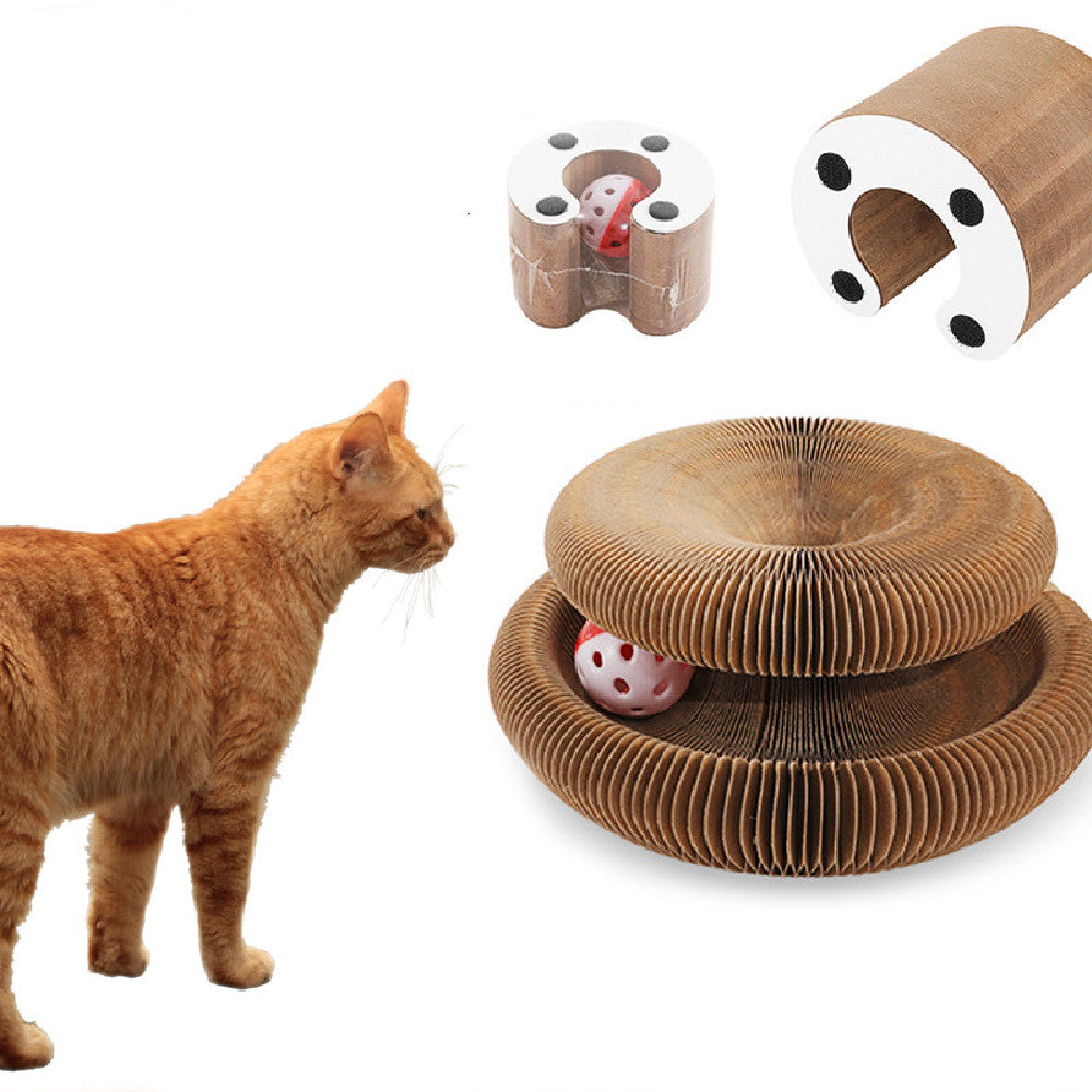Curl scratcher for cats!